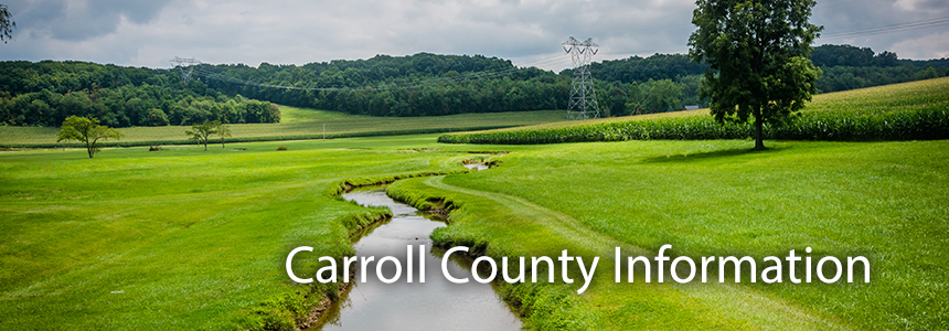 Agricultural landscape in Carroll County, PA
